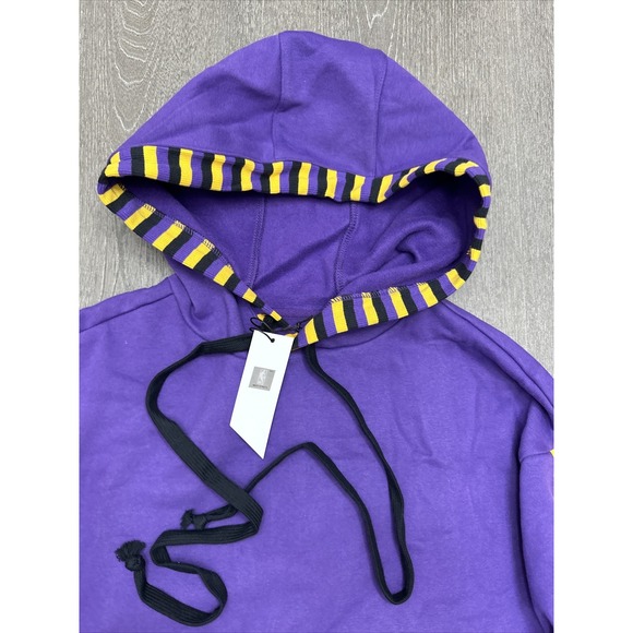 Los Angeles Lakers Sweater Women S Perfectly Oversized Team Pullover Hoodie - Picture 6 of 11